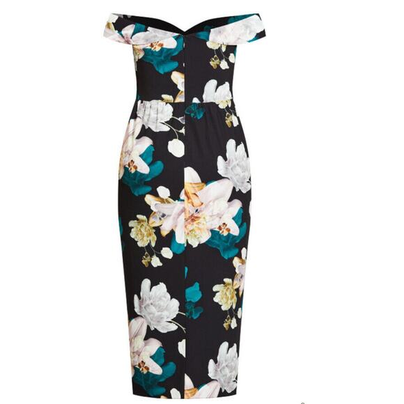 NEW City Chic Plus Size Maxi Floral Glow Dress Maxi Womens M/18W MSRP$169 - Picture 6 of 9